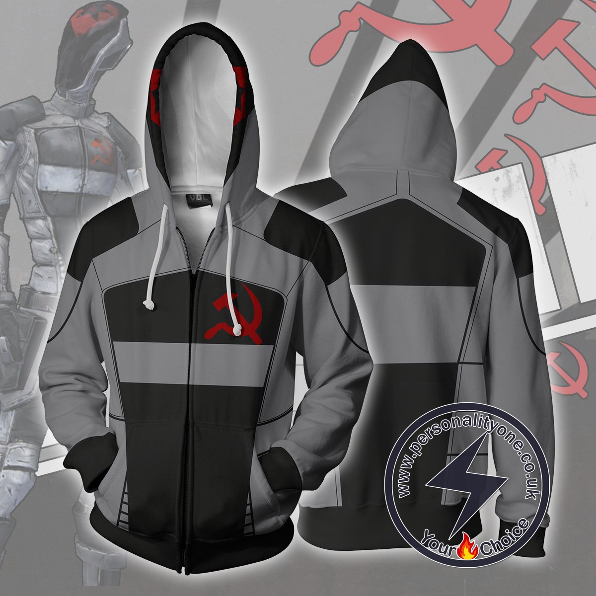 Borderlands Hoodie - Vladof Sickle Skin Jacket